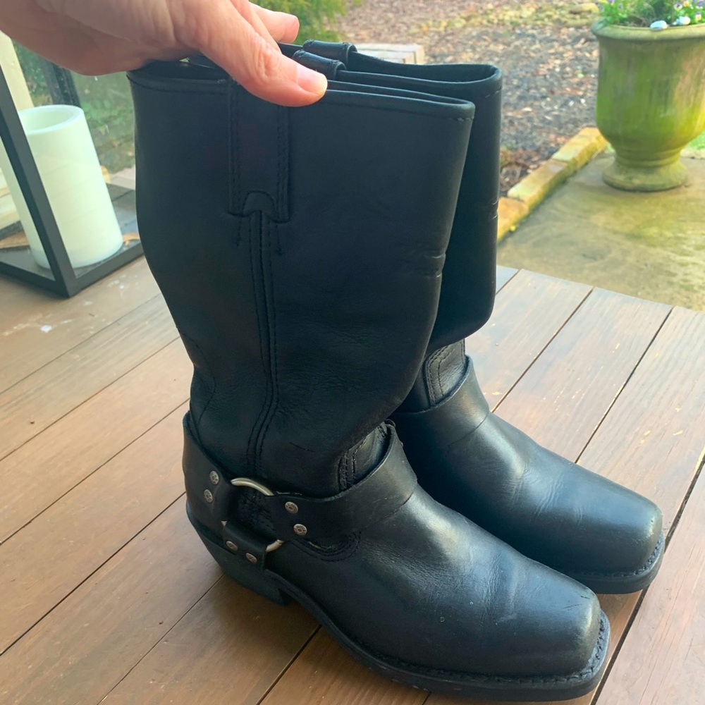 Harley Davidson Motorcycle Ladies Harness Boots